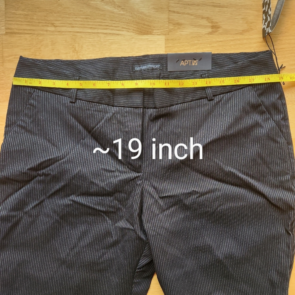 NWT Apt 9 The Torrie Straight, Mid-Rise Pants - Picture 10 of 10